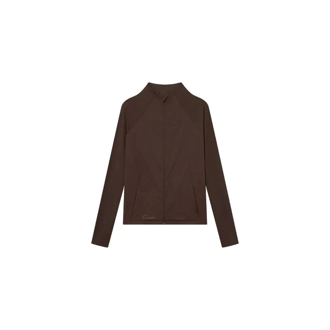 Cuera Active Zip Cardigan (Donkerbruin)