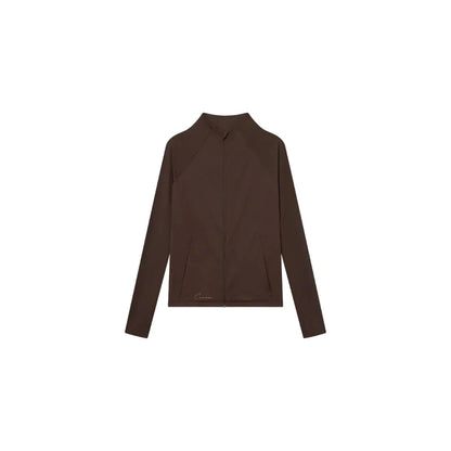 Cuera Active Zip Cardigan (Donkerbruin)