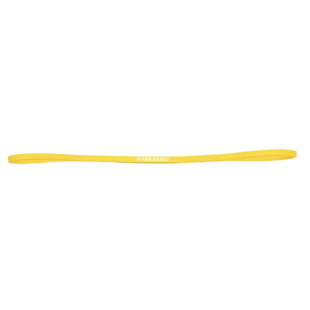 Weerstandsband voor warming-up en training, 6 mm (Yellow)