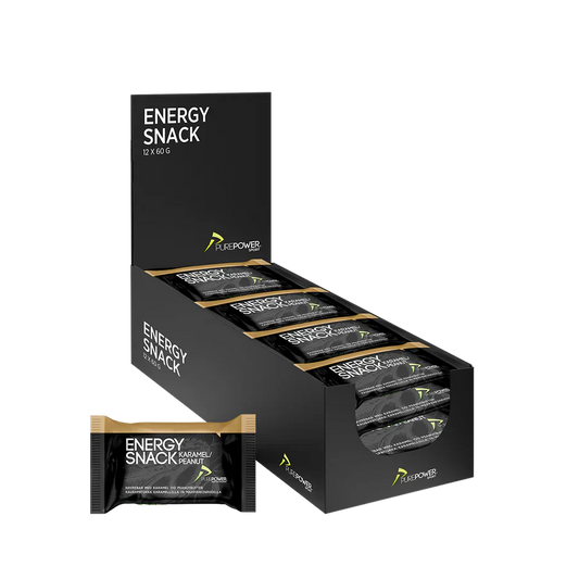 PurePower Energy Snack Pinda/Karamel Smaak (1 stuk van 60 gram)