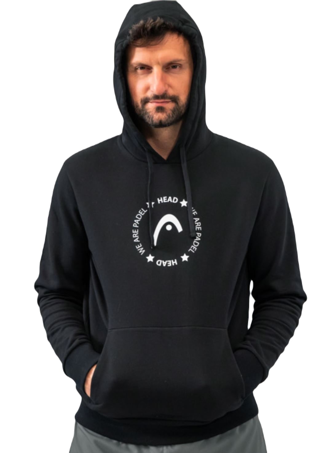 Head Padel Hoodie (Zwart) - Padellife.nl