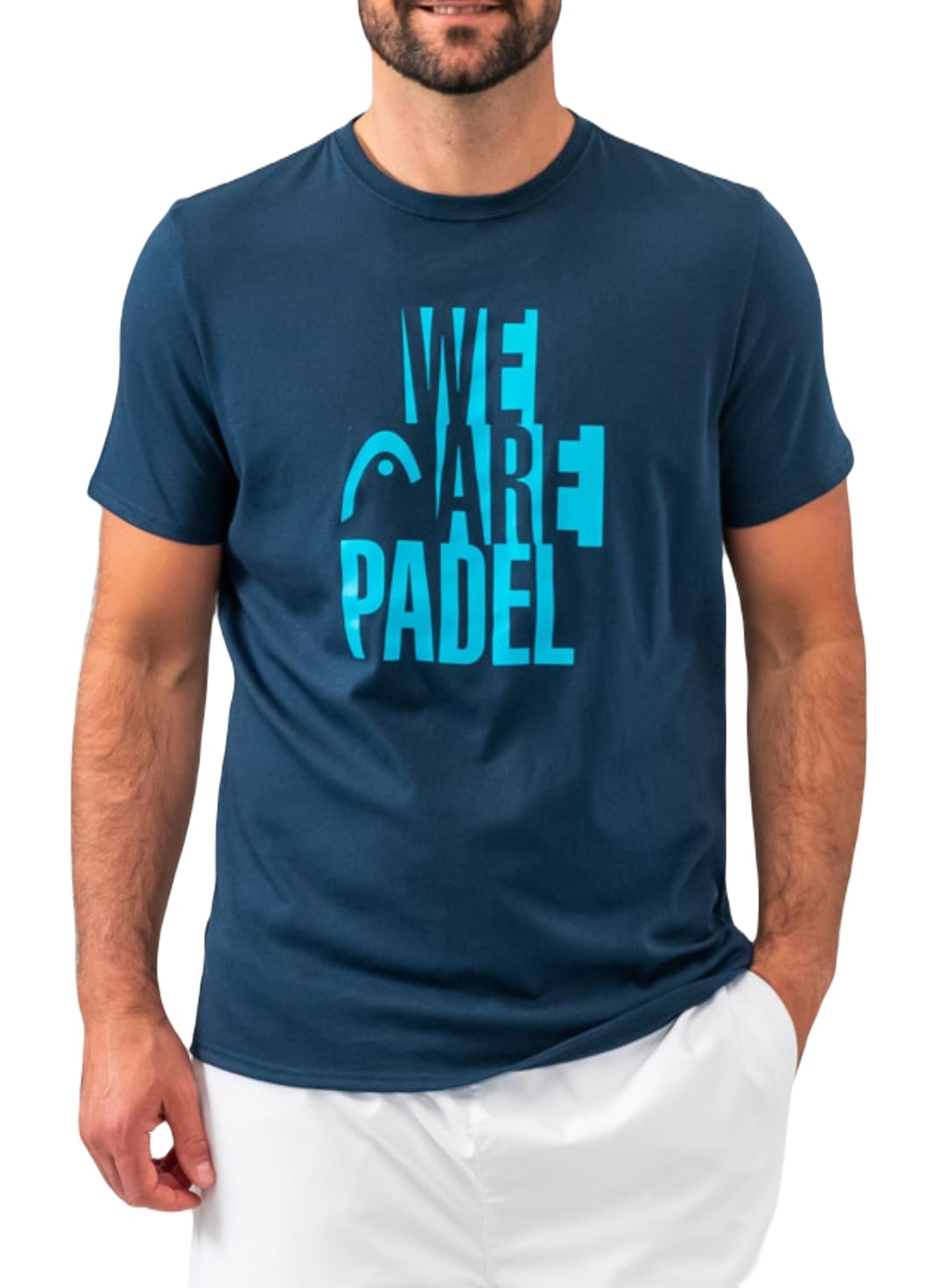 Head T-shirt (Blauw) - Padellife.nl