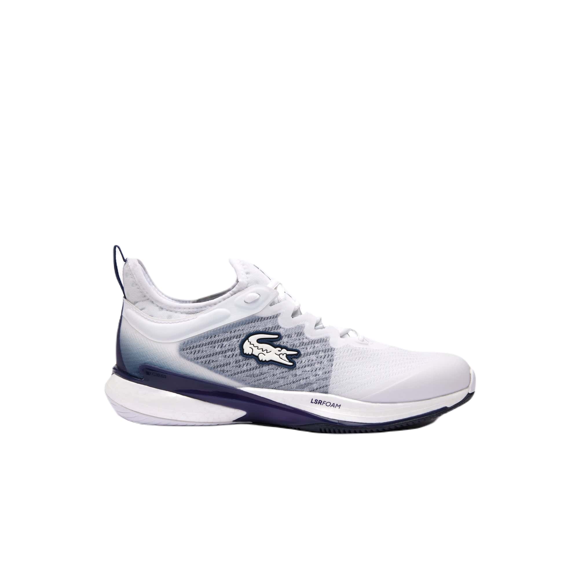 Lacoste AG-LT23 Lite Textile Schoenen (Wit/Marineblauw) - Padellife.nl