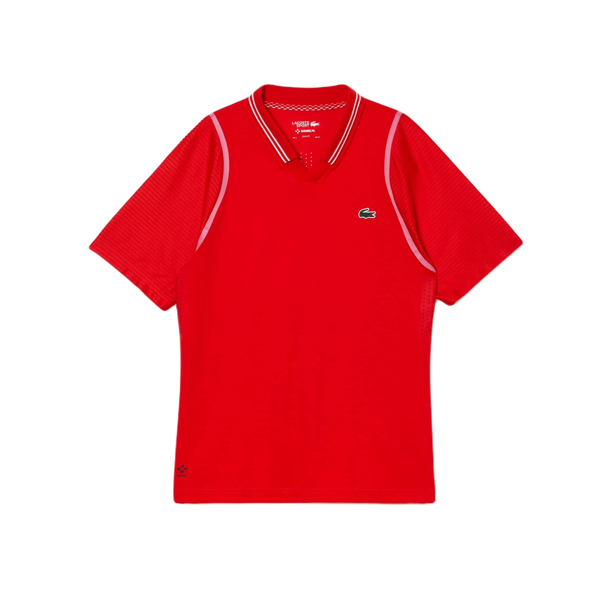 Lacoste Polo (Corrida/Wit) - Padellife.nl