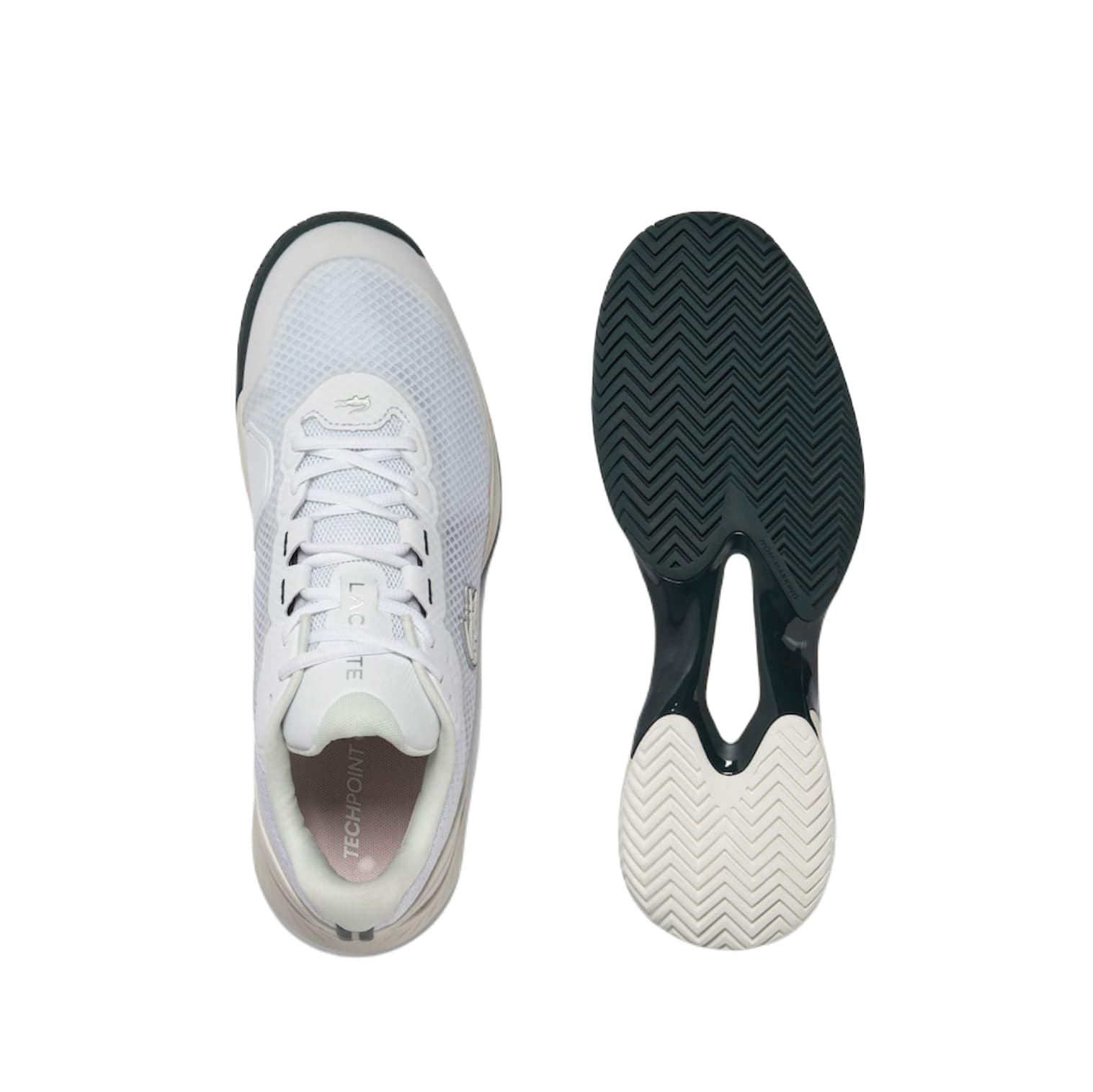 Lacoste Tech Point Padel Schoenen (Wit/Groen)