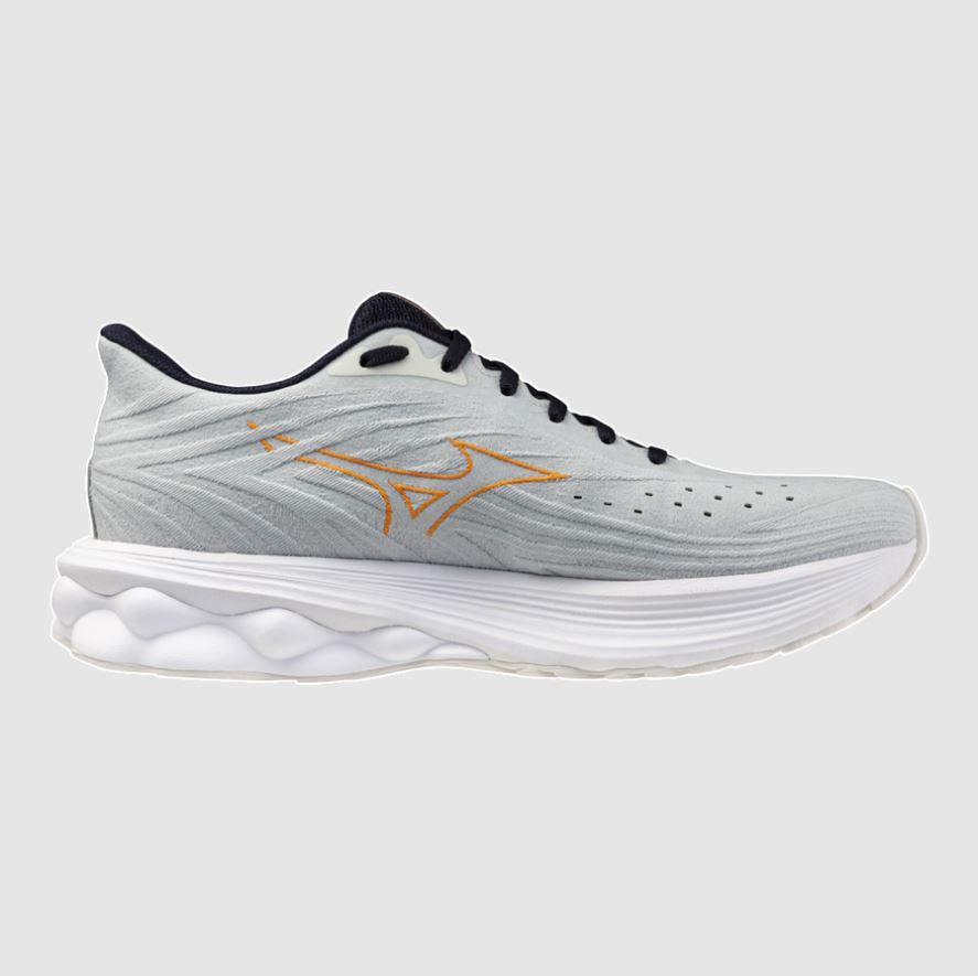 Mizuno Wave Skyrise 6 Heren Hardloopschoenen (Mercury/Tangelo/Nimbus Cloud)