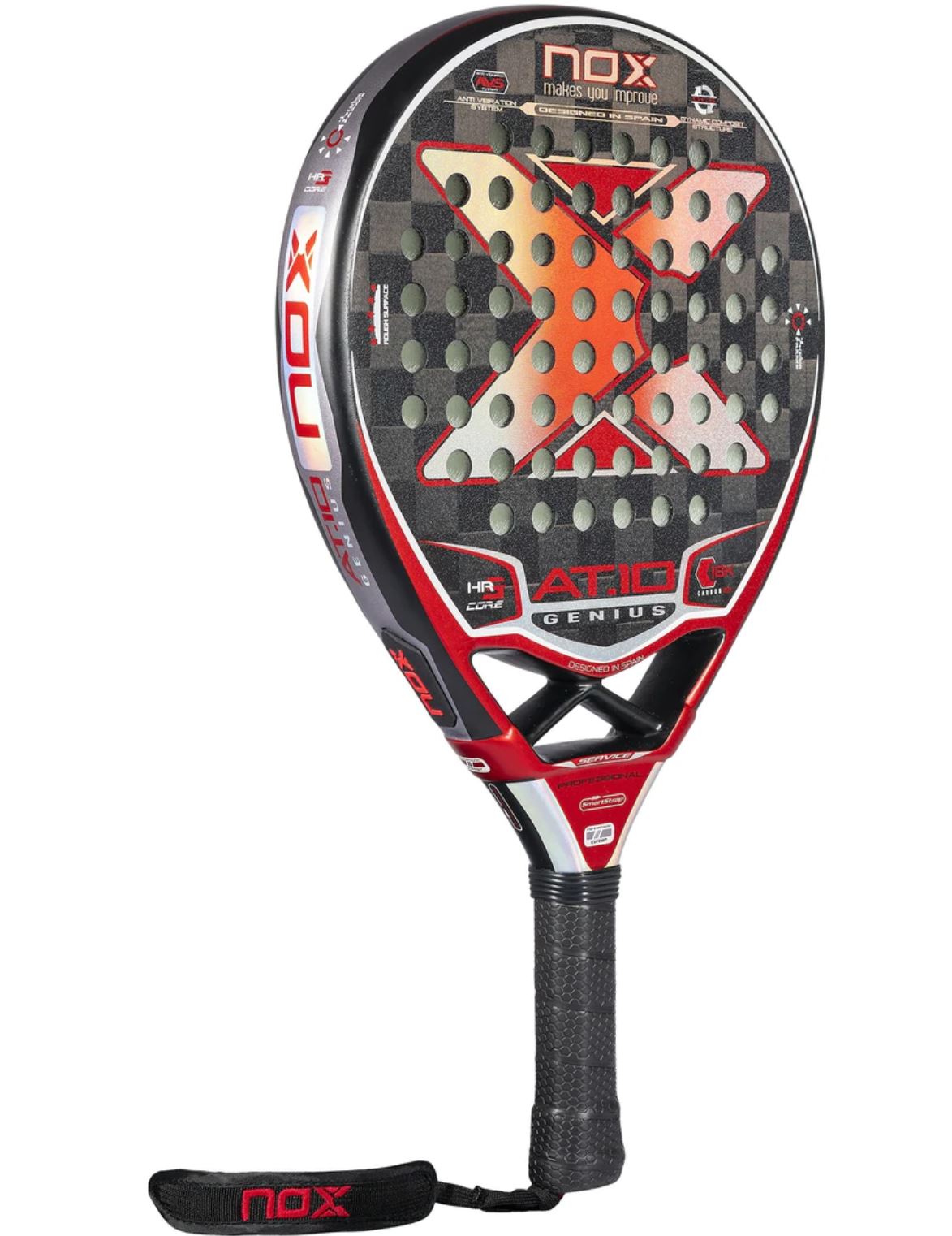 Nox AT10 Genius 18K 2022 Padelbat - Padellife.dk