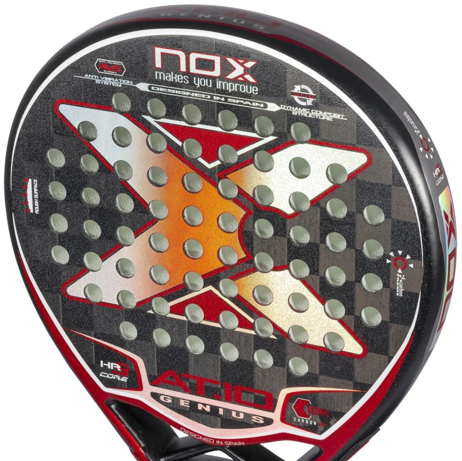 Nox AT10 Genius 18K 2022 Padelbat - Padellife.dk