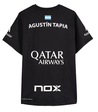 Nox AT10 Agustin Tapia Sponsors T-shirt (Zwart)