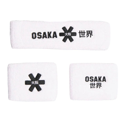 Osaka Zweetband Set (Wit) padellife