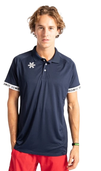 Osaka Herenpolo Jersey (Navy) - Padellife.nl