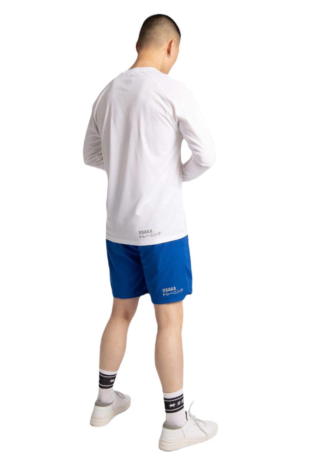 Osaka Heren Training T-shirt Lange Mouw (Wit) - Padellife.nl