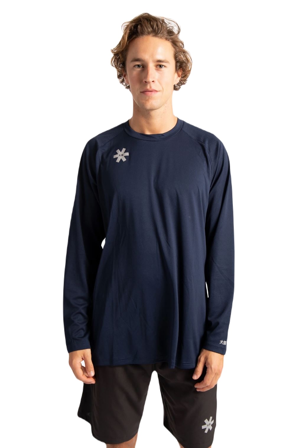 Osaka Heren Training T-shirt Lange Mouw (Navy) - Padellife.nl