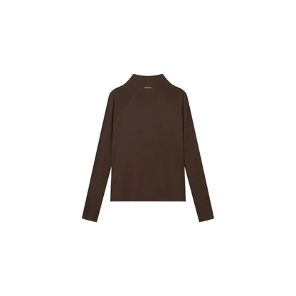 Cuera Active Zip Cardigan (Dark Brown)