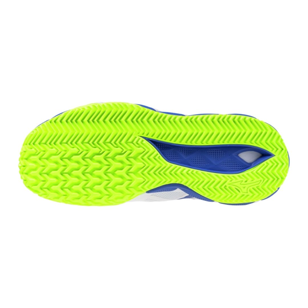 Mizuno Wave Enforce Tour 2 CC (U) (White/Dazzling Blue/Lightning Yellow)