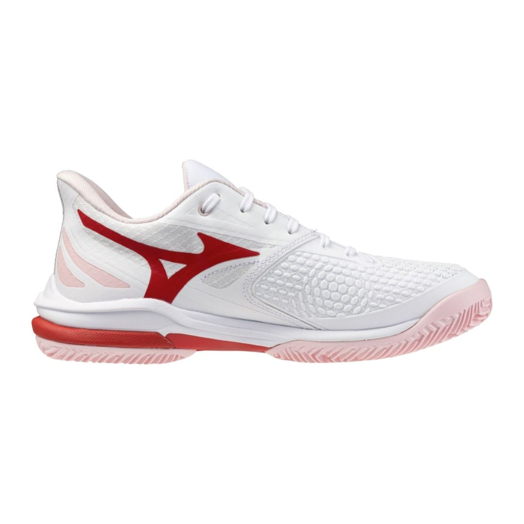 Mizuno Wave Exceed Tour 7 CC Women (White/Fiery Red/Pinkesque)