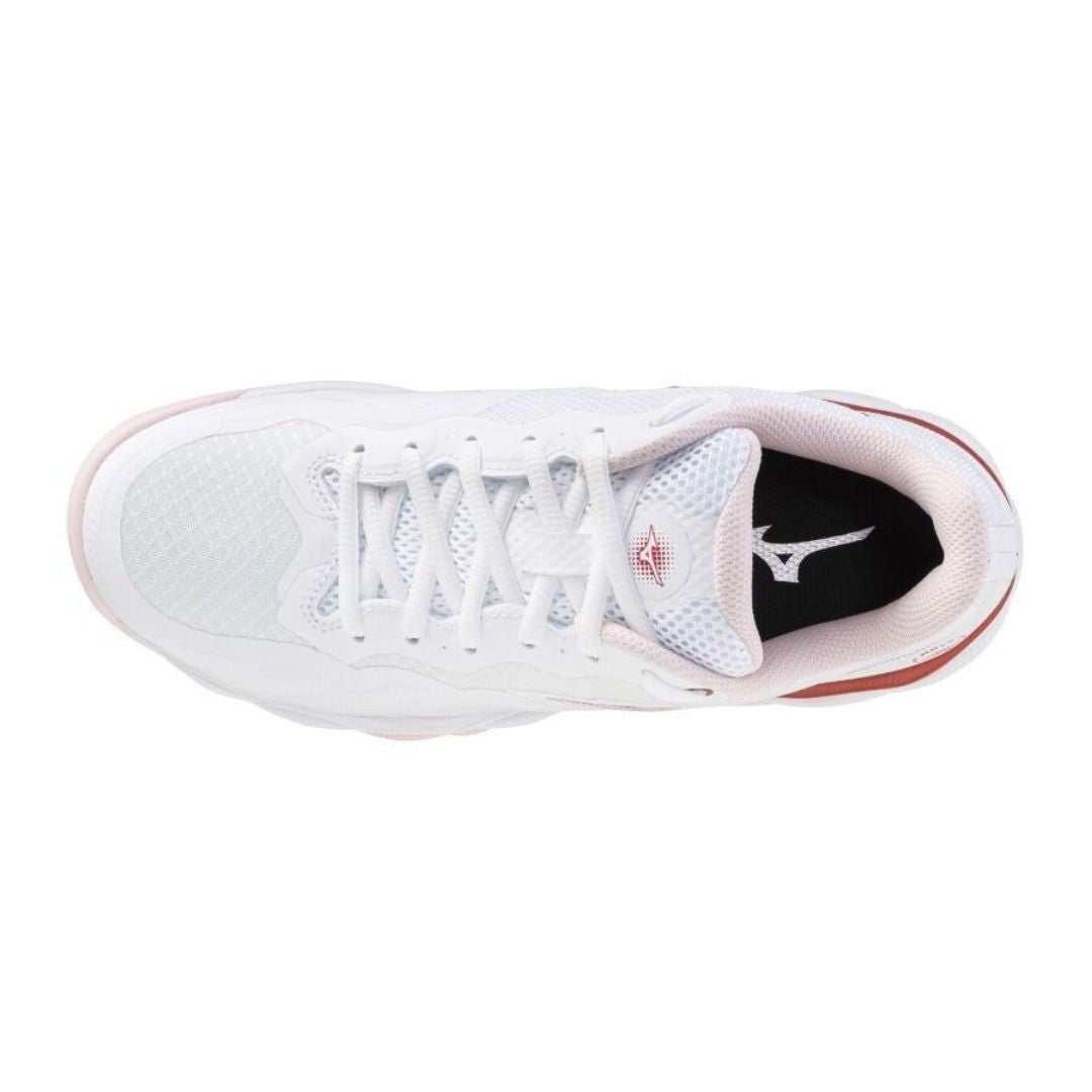 Mizuno Wave Enforce Court 7 CC Women (White/Pinkesque/Barbados Cherry)