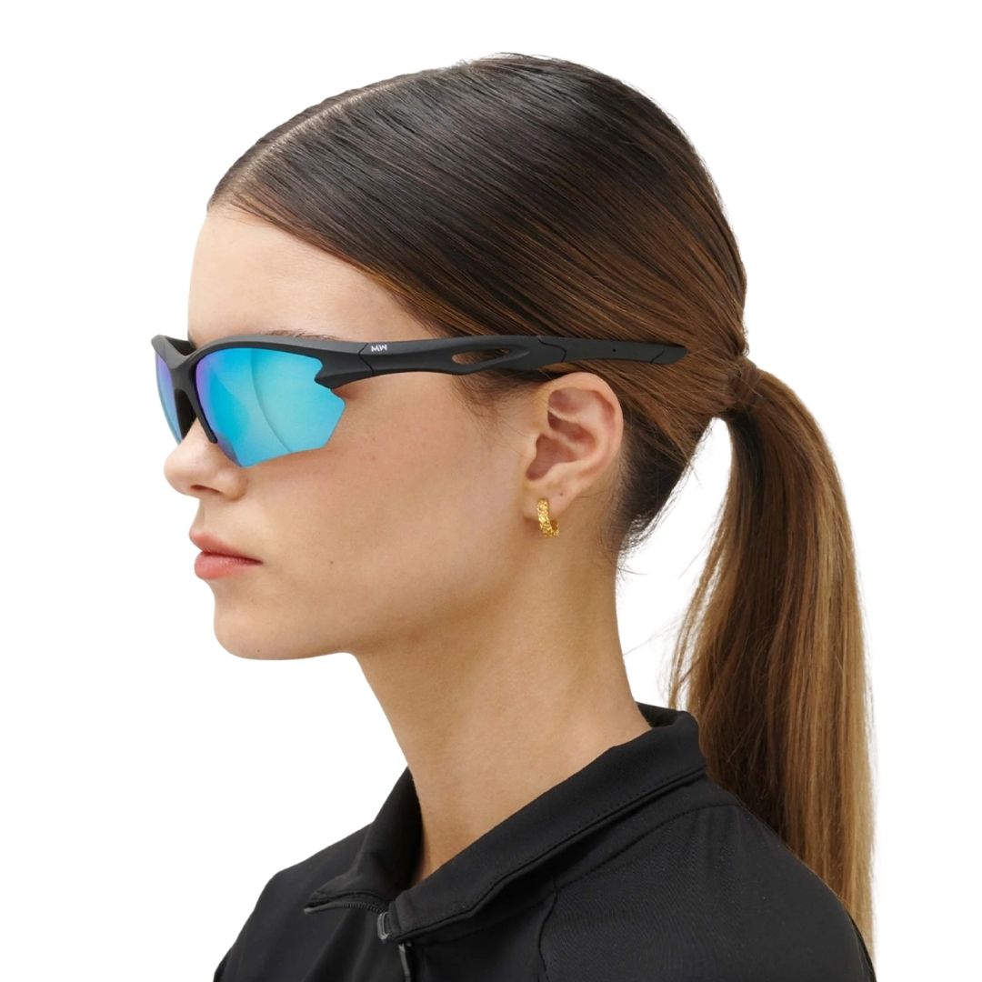 MessyWeekend Rate Zonnebril (Black Blue)