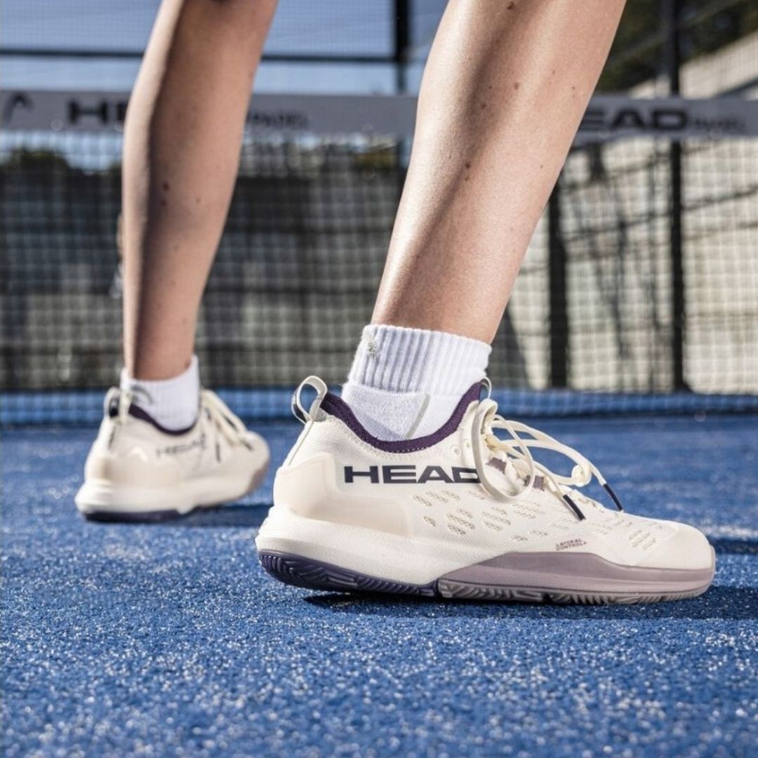 Head Motion Pro 1.5 Women Padelschoenen (Chalk White/Purple Night)