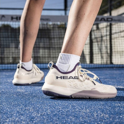 Head Motion Pro 1.5 Women Padelschoenen (Chalk White/Purple Night)