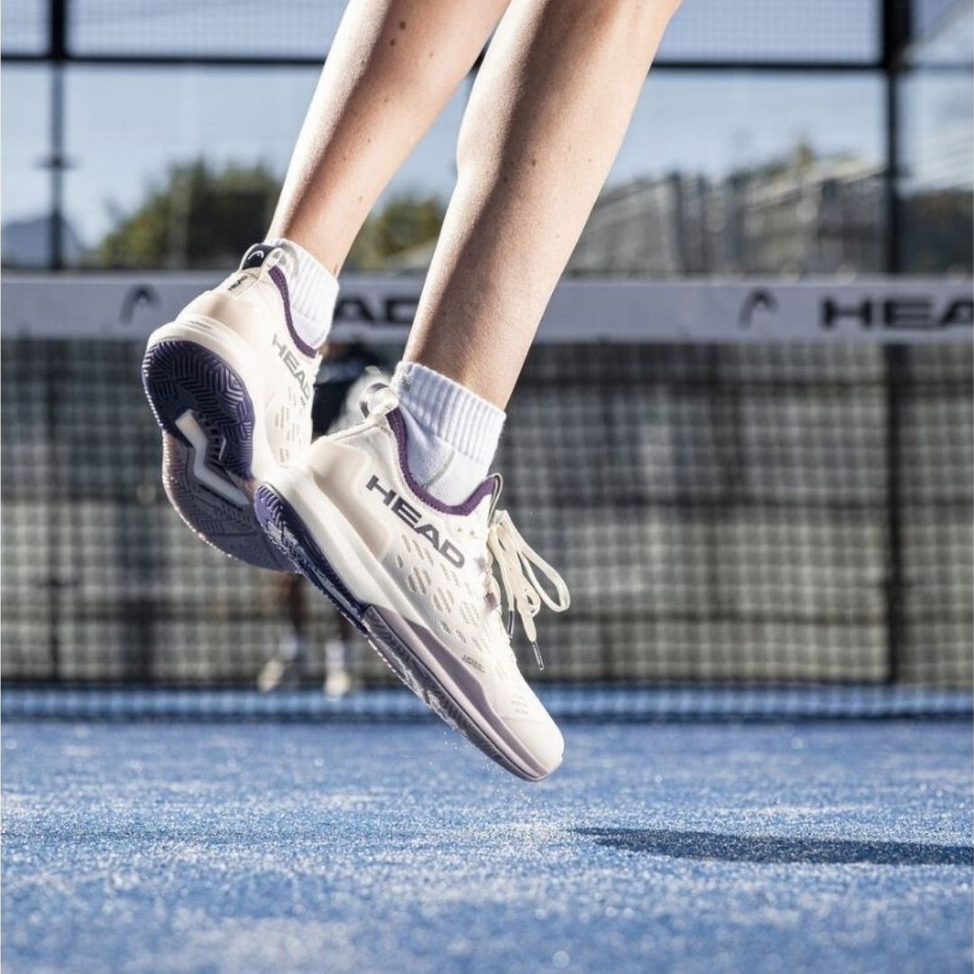 Head Motion Pro 1.5 Women Padelschoenen (Chalk White/Purple Night)
