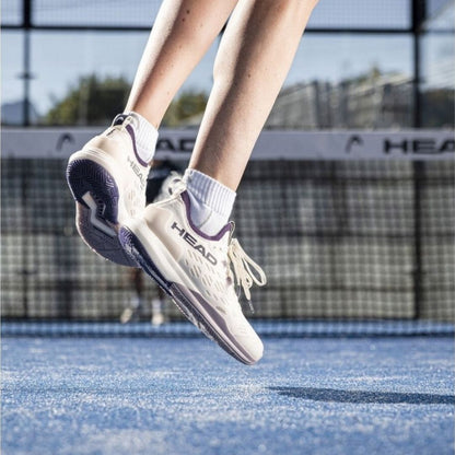 Head Motion Pro 1.5 Women Padelschoenen (Chalk White/Purple Night)