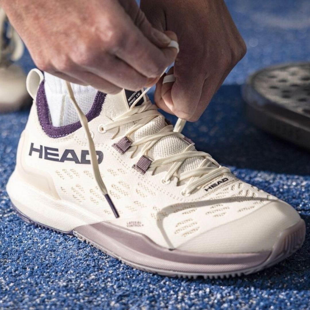 Head Motion Pro 1.5 Women Padelschoenen (Chalk White/Purple Night)