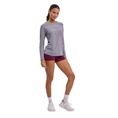 Falke Women Training Long-sleeve Shirt (Grey Heather)