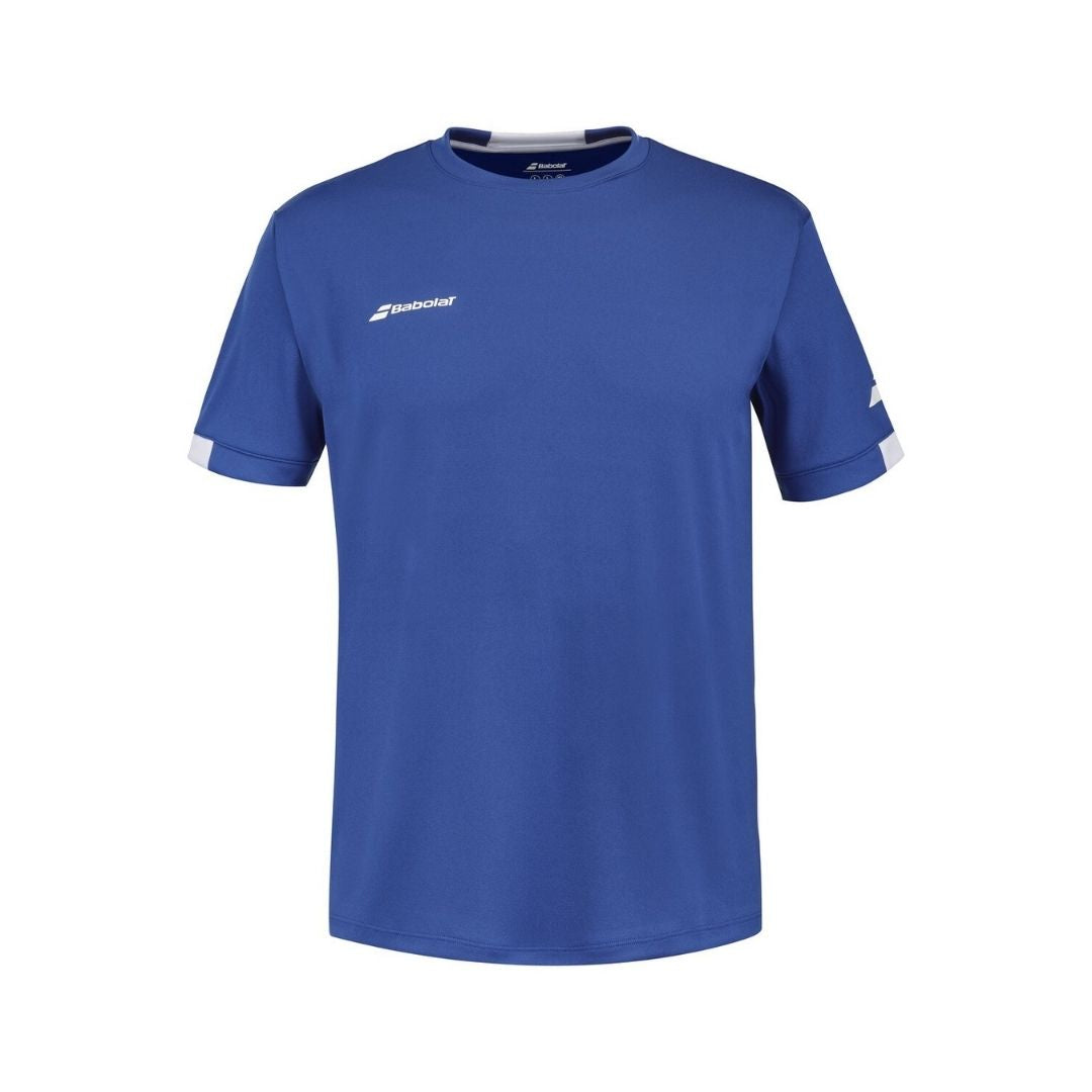 Babolat Play Crew Neck Tee Jongens Sodalite Blue