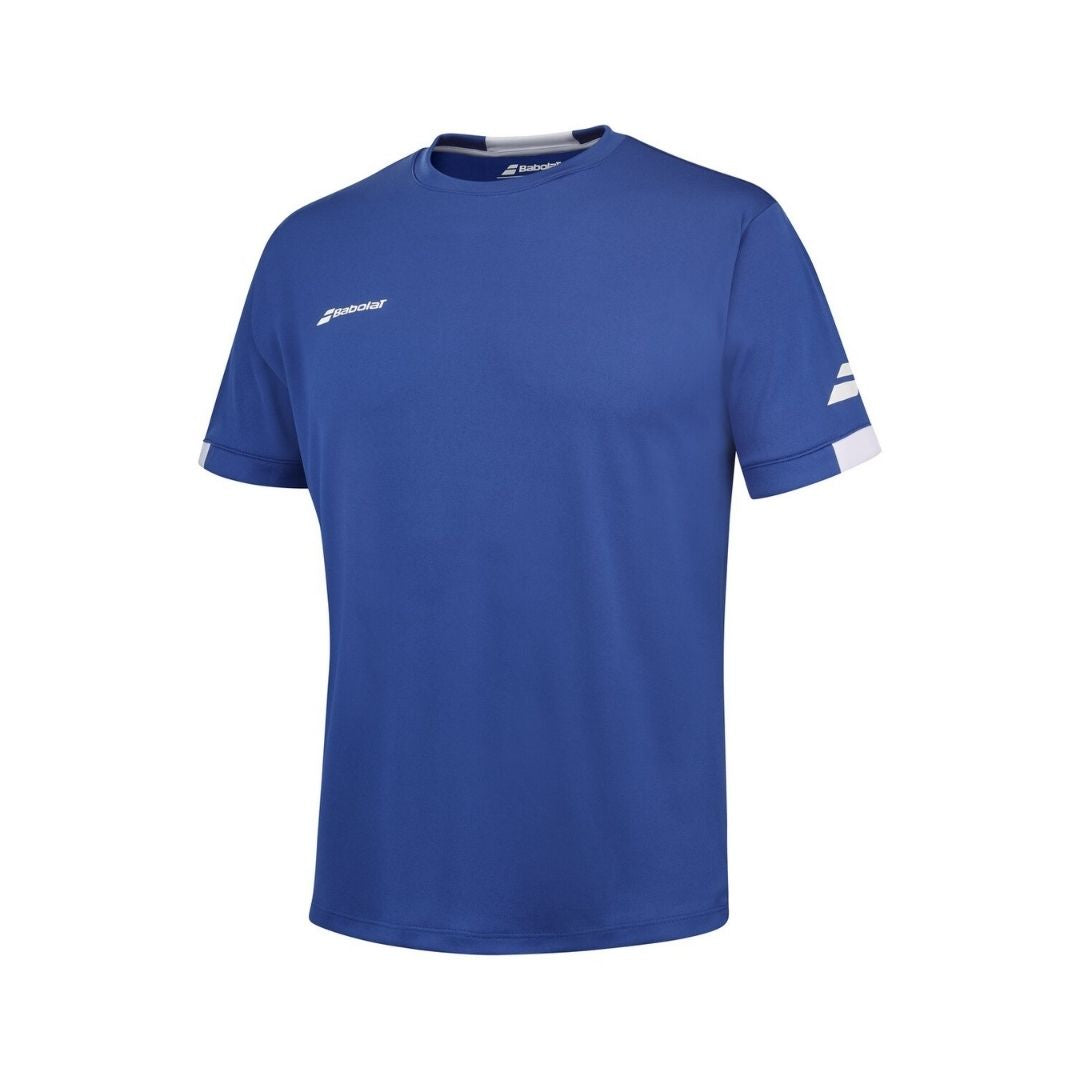 Babolat Play Crew Neck Tee Jongens Sodalite Blue