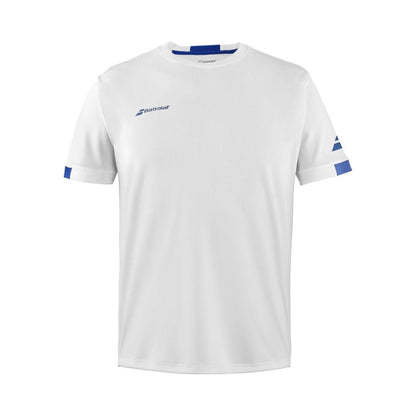Babolat Play Crew Neck Tee Jongens White white