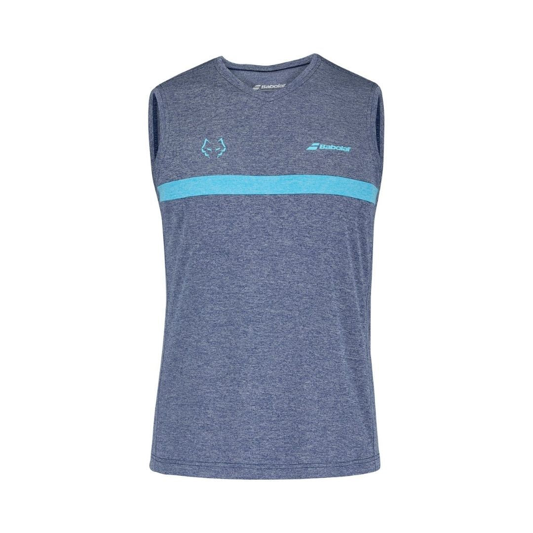 Babolat Juan Lebron Muscle Tanktop (Estate Blue Heather)