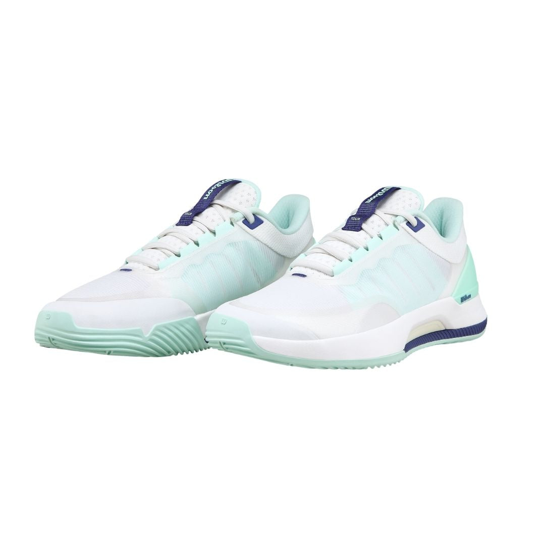 Wilson Intrigue Tour Women Padelschoenen (White/Bay/Skipper Blue)