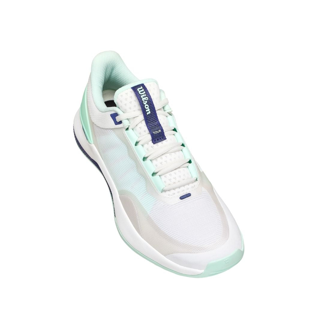 Wilson Intrigue Tour Women Padelschoenen (White/Bay/Skipper Blue)