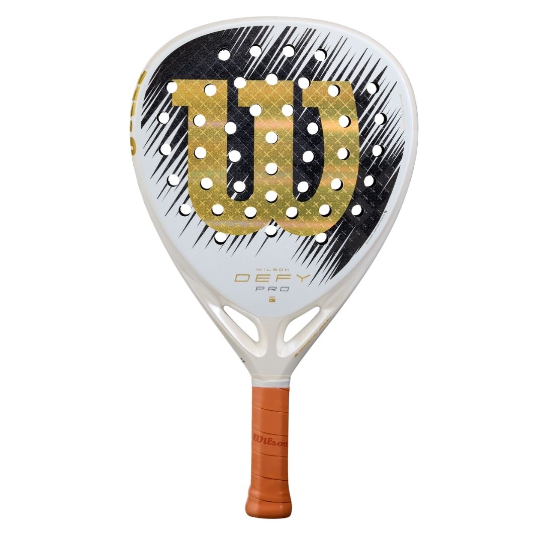Wilson Defy Pro V1 SE Padelracket White Black Gold