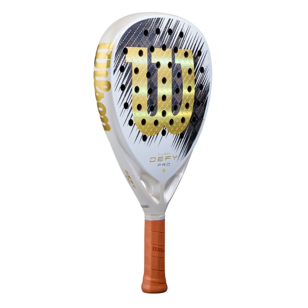 Wilson Defy Pro V1 SE Padelracket White Black Gold