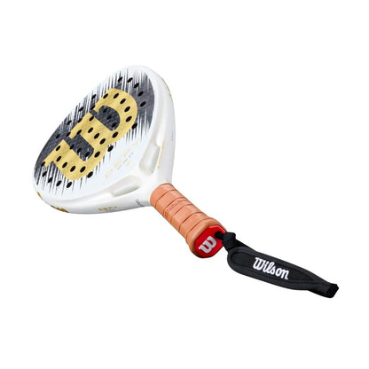 Wilson Defy Pro V1 SE Padelracket White Black Gold