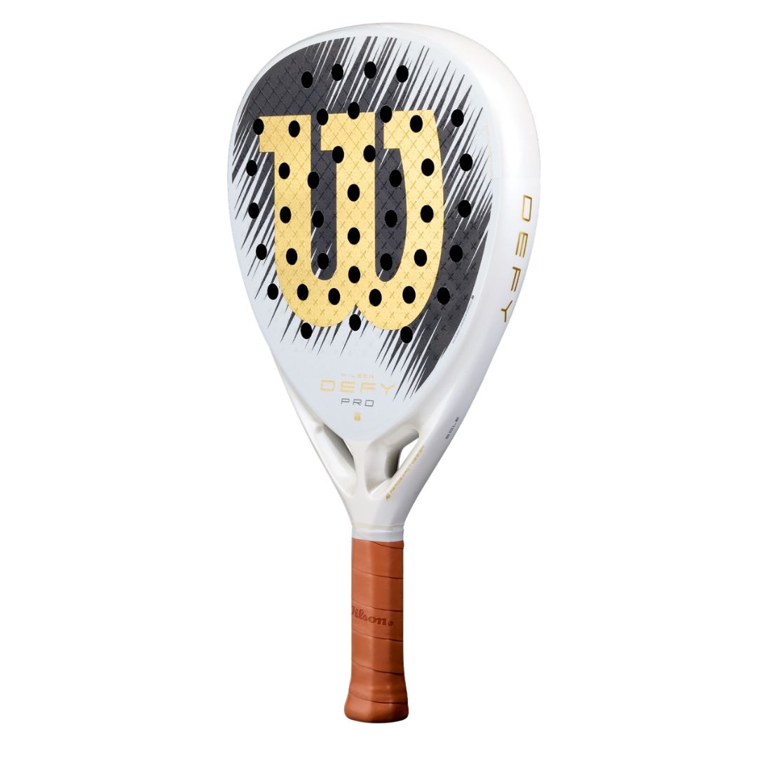 Wilson Defy Pro V1 SE Padelracket White Black Gold