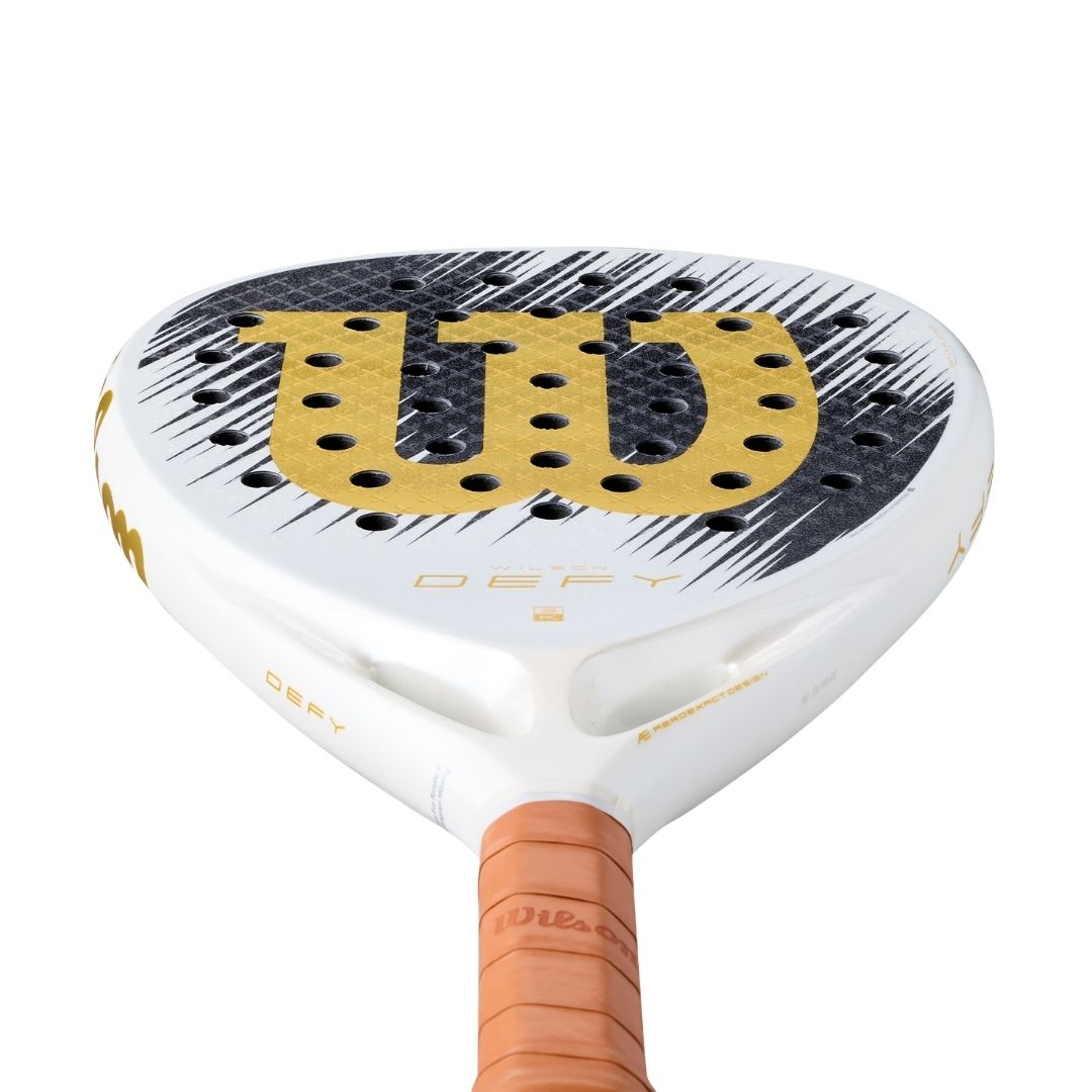 Wilson Defy V1 SE Padelracket White Black Gold