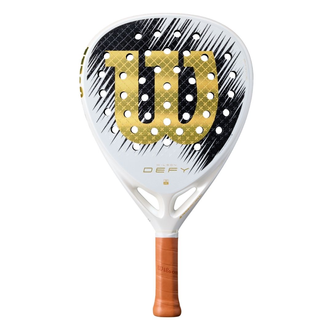 Wilson Defy V1 SE Padelracket White Black Gold