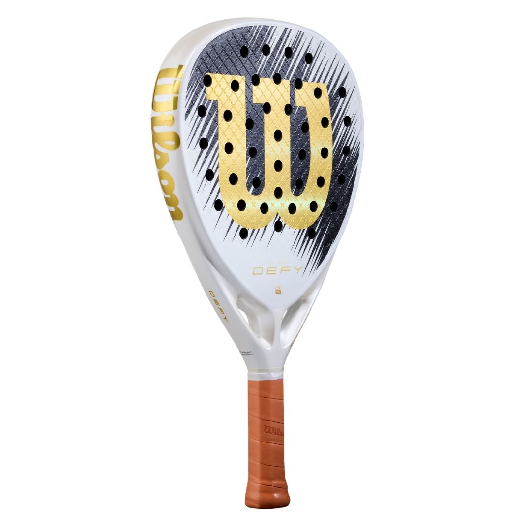 Wilson Defy V1 SE Padelracket White Black Gold