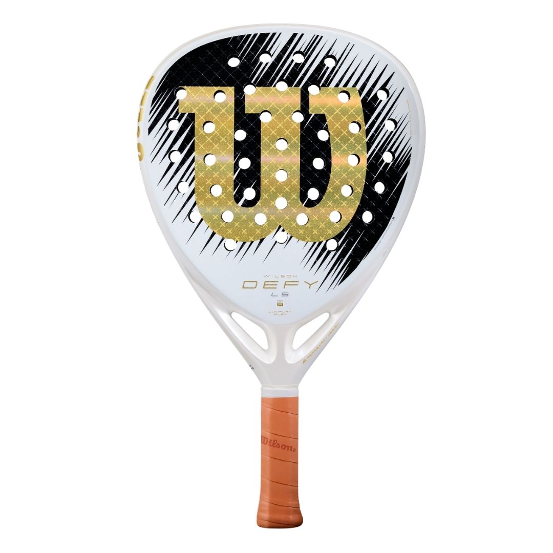 Wilson Defy LS V1 SE Padelracket White Black Gold