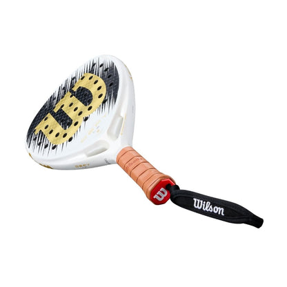 Wilson Defy LS V1 SE Padelracket White Black Gold