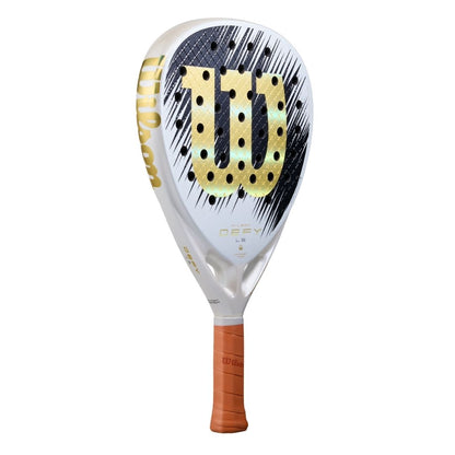 Wilson Defy LS V1 SE Padelracket White Black Gold