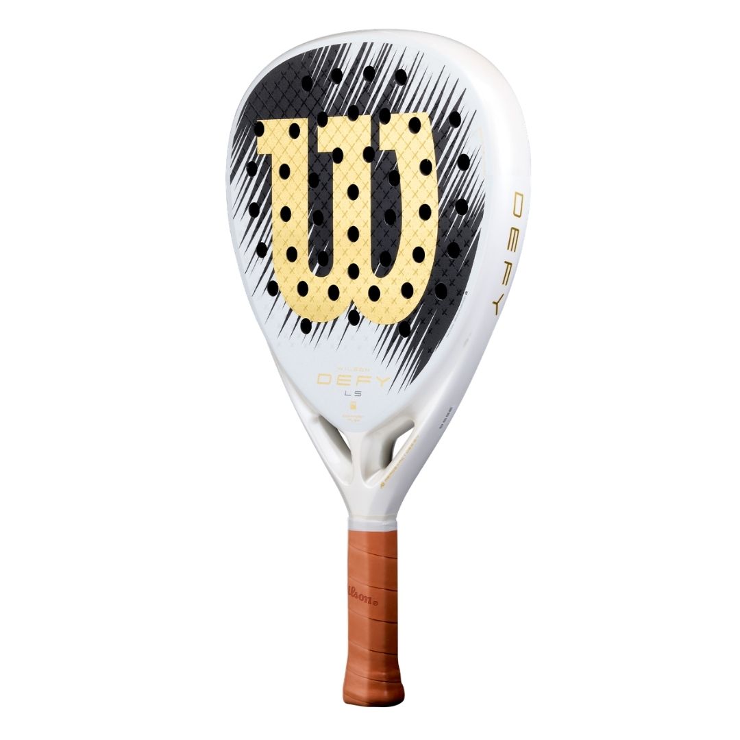Wilson Defy LS V1 SE Padelracket White Black Gold