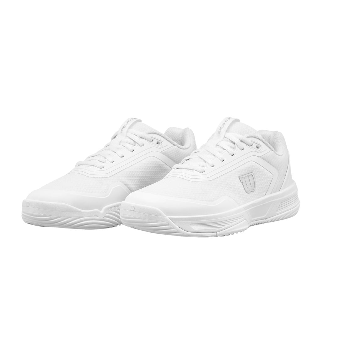 Wilson Courtglide Women Padelschoenen (White/White/Silver)