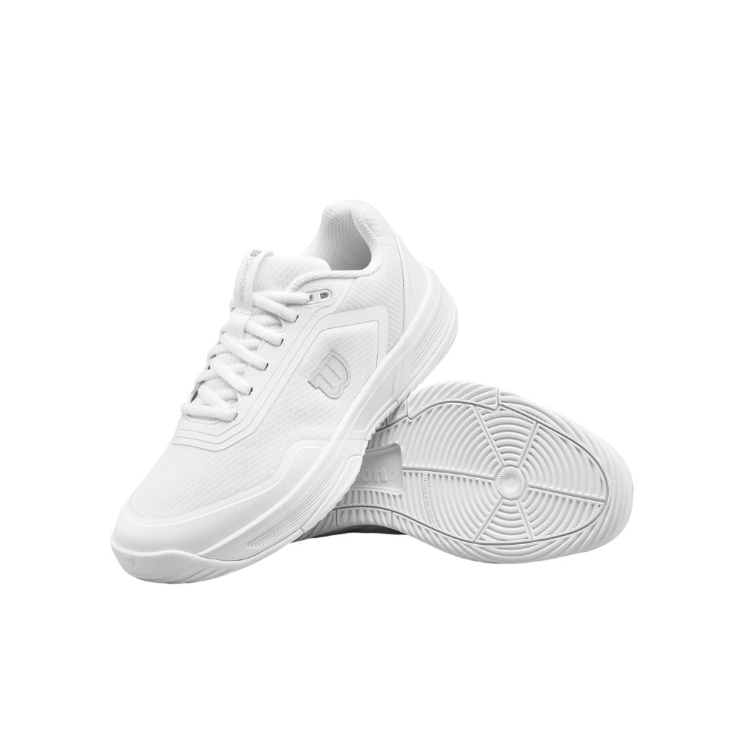 Wilson Courtglide Women Padelschoenen (White/White/Silver)