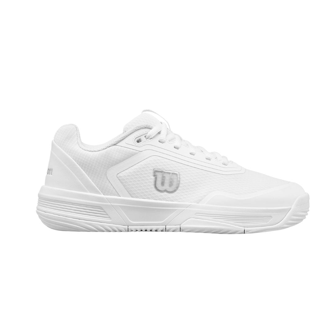 Wilson Courtglide Women Padelschoenen (White/White/Silver)