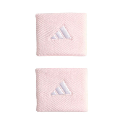 Adidas Wristbands Small (2-pack, Distilled Pink/White)