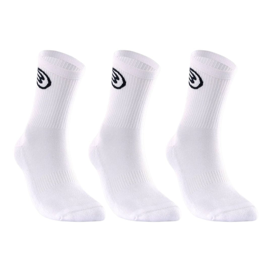 Bullpadel BP262 Padelsokken (3-Pack, White)